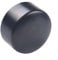 Black PVC Handrail End Cap, Smooth and Comfortable Grip, Perfect for 45/50mm Rails (45mm)