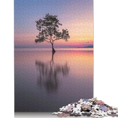 Lone Tree Serenity 1500 Puzzles für Erwachsene, Lernspiel, Puzzlespiele für Erwachsene für Jungen oder Mädchen, 1500 Teile (85 x 57 cm)