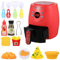 Toddmomy Juego de Freidora de Aire de Juguete para Niños Accesorio de Cocina Simulado Utensilios de Cocina Juguetes Educativos para Desarrollo de Habilidades