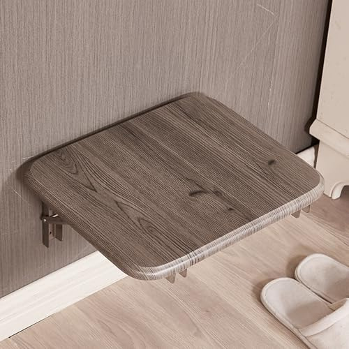 Vllentin Klappbarer Wandhocker,Faltbarer Wandhocker,Wandmontierter Schuhwechselhocker,unsichtbarer klappbarer Schuhwechselhocker,für Flur,Veranda,Kleiderschrank,Balkon,Badezimmer