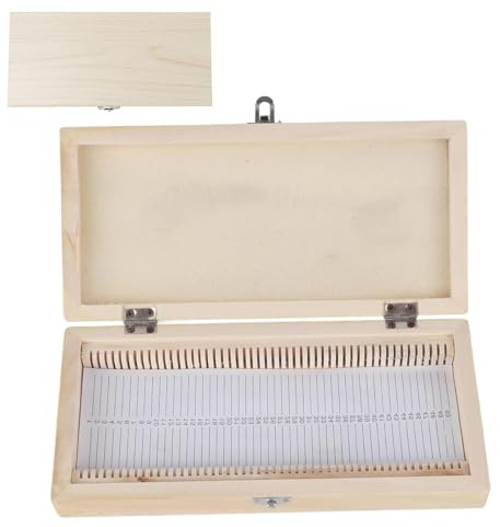 Objektträger Kasten, Objektträgerbox Für Biologische Präparate, Aufbewahrungsbox Mit Kapazität Bis Zu 50 Scheiben, Ideal Für Mikroskopie, Unterricht Und Wissenschaft
