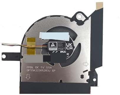 LHHYGSA Notebook CPU GPU Cooler Fan For ASUS for ROG for Flow X13 GV301RA GV301RE GV301RC 2-in-1 Gaming Ultrabook 13NR0A20T02011 13NR0A20T03011 Easy to replace(GPU fan)