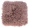 Naturally Sheepskins Echter 100% natürliches mongolisches Lammfell Kissenbezug, 40 x 40 cm, Mokka