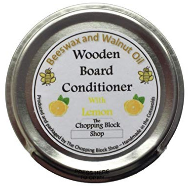 The Chopping Block Shop Lemon Wooden Board Conditoner - Beeswax and Walnut Oil (50g tin)