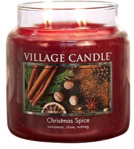 Village Candle Christmas Spice Duftkerze im Glas, 473 ml, mittelgroß