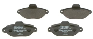 BOSCH 0 986 495 255 Bremsbelagsatz Bremsbeläge Vorne Kompatibel mit FIAT PANDA 169