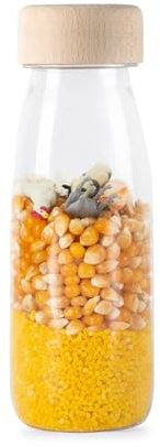 Petit Boum - Farm Spy Bottle I Ein Mikrokosmos in jeder Flasche I Entdecken, Hören & Lernen I Sinnesanregung I Sinnesflaschen für Kinder
