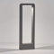 Topmo-plus Außenlampe standlampe Garten/ 7W LED COB außenleuchte standleuchte Aluminium Wegeleuchte anthrazit Promenade/Pfad/Terasse/Garten/ 770LM IP65 Wasserdicht 48CM naturweiß