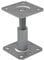 Support de poteau surélevé galvanisé 100-150 mm Hauteur réglable 130 x 130 mm