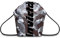 Invicta Sportbeutel, Turnbeutel für Mädchen & Jungen,Camo Schwarz