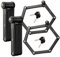 Via Velo 2 Folding Bike Lock Set | Same Key System 4 Keyed Alike Keys, Heavy Duty Hard Steel, Lightweight, Bike Lock for Electric Bike, Electric Scooter, Dirt Bike for Adults with Mounting Case