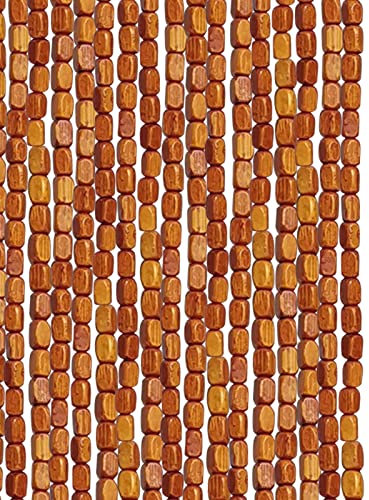 Rideau de Porte Perles Bois Massif,Rideau Perles Rideaux Occultant,Rideau de Perle Décoratif pour Porte,Diviseurs de Pièce,Intérieur,pour Entrée Chambre,Personnalisable (70 strands (70x200cm))