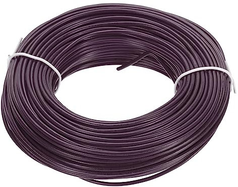 Sourcing Map 20AWG Brown PVC Hookup Wire, 30m/100ft, UL1007 Tinned Copper, 18 AWG, Electrical Wire