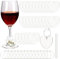 SUNNYCLUE 1 Box 30 Set Wine Glass Charms Arylic Drink Tags Drink Charms Bulk Heart Shaped Drink Markers Clear Wine Glass Name Tags for Party Christmas Wedding Valentines Day Favors Family Gathering