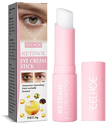 Retinol Eye Cream Stick# Moisturizing, Nourishing, Firming, Improves Fine Lines, Crow's Feet, Dark Circles, 3g Box Packaging