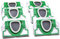 FSProdukte 10 Staubsaugerbeutel Premium Microvlies 5 lagig geeignet für Vorwerk Kobold VK200 VK 200 / FP200 FP 200