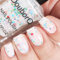 Sparkling White Nail Polish - Holographic Chrome Glitter Nail Varnish - 15ml/0.52Fl Oz Long-lasting Shimmer and Iridescent Effect - Quick Dry Nail Polish No Need Lamp Cure