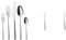 WMF Boston Besteck Set 12 Personen, Essbesteck 60 teilig, Monobloc-Messer & Boston Menümesser mono 22,6 cm, Monobloc-Messer, Tafelmesser Cromargan Edelstahl poliert, glänzend, spülmaschinenfest