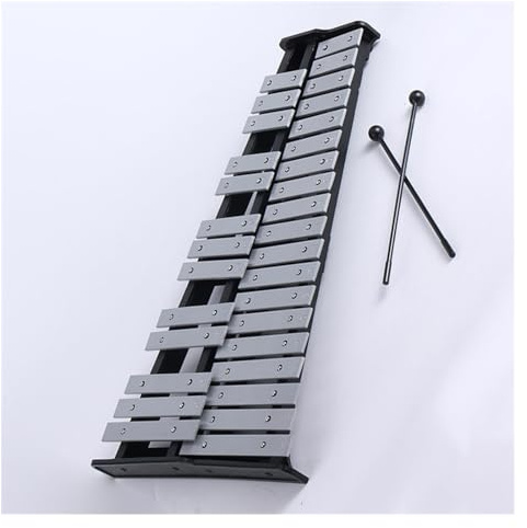 32-Noten-Glockenspiel, faltbar, tragbar, praktisch, Aluminiumplatte, Schlaginstrument Glockenspiel Schlaginstrument