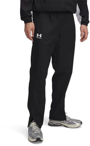Under Armour Rival Woven Windbreaker Hose für Herren, (001) schwarz/schwarz/weiß, XX-Large Hoch