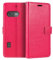 PU Leather Phone Wallet Case Compatible with Doro 1880 4G, Magnetic Flip Cover with Card Slots, Full Protection and Stand Function (Rose Red)