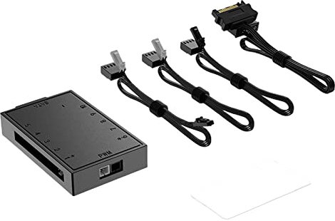 Ukbzxcmws Lüfter Nabe CPU Kühlung 1 Bis 10 Anschlüsse 12 V Zum Lüfter Header Mit 4-poligem PWM Controller Dedizierte Versorgung Mehrerer Punkte Pwm Lüfter Naben Splitter