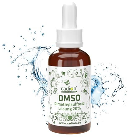 NEU| 20% konzentriertes reines DMSO 50ml / GLAS-Pipette | hoch bioverfügbar | m.i. Germany 1997, zertifiziert & geruchsneutral | Dimethylsulfoxid -