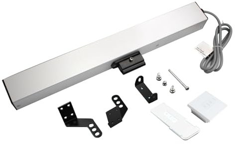 Electric Chain Window Opener Actuator, Window Opener Aid for Disabled, 24V Stroke 300-800 MM Smart Window Opener Driver Motor with Switch Controller for Skylights Roof Vent(Stroke 400MM+Controller)