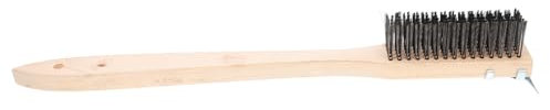 NULYLU Brosse grattoir pour Four à Pizza et Barbecue Brosse en Acier Inoxydable Nettoyant pour Pierre à Pizza pour en extérieur