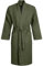 Morgenstern Peignoir Homme Coton Été Lux Gaufré Piqué Robe de Chambre Waffle Spa Piscine Léger Vert-Olive XXL Taille 60 62