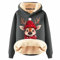 Générique Fleece Winter Warm Sweatshirt Women's Elan Christmas Hoodie Women's Cheap Casual Christmas Jumper Family Assorted Ugly Christmas Jumper Funny Woman Winter Jacket Outwear Oversized, #321, L