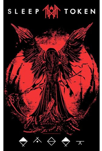 Razamataz Sleep Token Poster Take Me Back to Eden, ungerahmt, Polyester, Schlafzimmerwand, 1 Stück