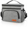 Bolsa Térmica Porta Alimentos - Mini Lonchera de Trabajo 9L, Compacta e Isotérmica, Ideal para Viajes, Oficina, Picnic y Uso Diario (26x17x20cm) (Gris)