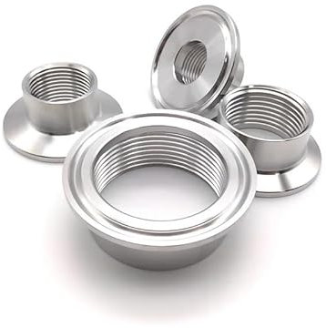 1pc 50.5MM_1/4 304 Stainless Steel Female Thread Pipe Fittings Adapter NWPNLXEA