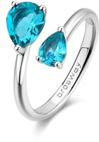 Brosway Anello Donna in Argento | Anello Con Aqua Green | Collezione Fancy - FAG22A