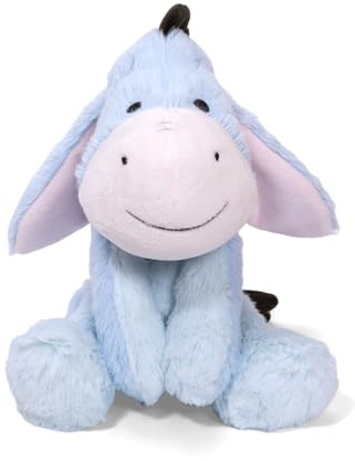 Disney I-Aah Plüschfigur – liebevoller Esel aus Winnie Puuh, kuscheliges Stofftier für Kinder und Fans, originalgetreu mit Schleifchen, 25 cm, ab 3 Jahren