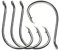 SHADDOCK Angeln 100 7384 2 x starke Custom v Sport Kreis Haken Schwarz High Carbon Stahl Octopus Salzwasser Angeln hooks-size: # 6â€“8/0 #, schwarz