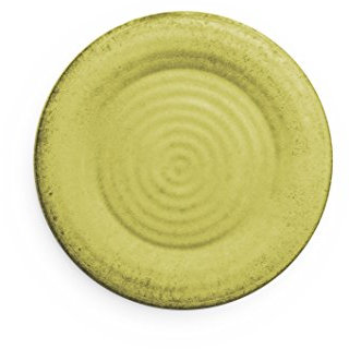 Emporio Zani serie Touch-Mel Set 2 piatti piani monocolore giallo cm 26,7