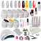 Sun Garden Nails UV Gel Set Starlight - Gelnägel Nagelstudio Starterset - Nageldesign Einsteigerset inklusive UV Gerät Aufbaugel Make Up Gel Versiegelungsgel UV Nagellack Nailart Zubehör