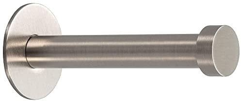 Gedotec Garderobenhaken Edelstahl Kleiderhaken Tür - Garderobe & Wand-Montage - UP-25 | Tiefe: 72 mm | Edelstahl matt gebürstet | Haken für verdeckte Befestigung | 10 Stück - Wandhaken mit Schrauben