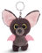 NICI Glubschis Schlüsselanhänger Fledermaus Baako 9cm, Mit Großen Glitzeraugen, Plüschtier Schlüsselr, Abdominal Support Bimbo 0 24, Beige, 45 x 150 cm