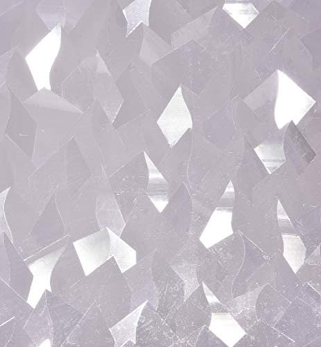 Venilia Fensterfolie statisch Vitrostatic Fläche 3D Sichtschutz Folie, PVC, ohne Phthalate, transparent, 45cm x 1,5m, 200µm (Stärke: 0,2mm)