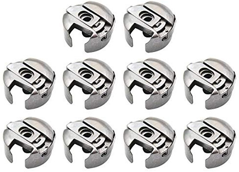 CKPSMS Marke – #BC-PF9076-NBL Spulenkapsel für Pfaff Nähmaschinen, 9 mm, ohne Rückschlag (10 Stück)