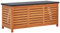 vidaXL Eukalyptusholz Massiv Gartenbox Kissenbox Sitzbank Auflagenbox Gartenbank Bank Gartentruhe Kissentruhe Aufbewahrungsbox 117x50x55cm