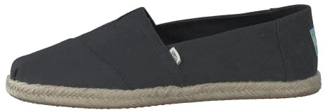TOMS Herren Alpargata Rope Slipper, SCHWARZ, 42 EU