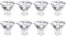 DoRight 12V GU4 MR11 Halogen Bulbs, 10W Dimmable MR11 Halogen Light Bulbs 35mm Diameter GU4 Bi-Pin Base Spot Bulbs Lamp Warm White 2800K 2 Pin Reflector Lamps for Recessed Track Lighting (8-Pack)