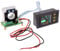 Fasizi Multimetro digitale DC 0-90V 100A Voltmetro Amperometro Corrente Amp Potenza Watt Capacità Misuratore di tempo Tester Batteria Monitor con Schermo LCD Sensore Hall 12v 24v 30v 48v 60v 80v