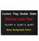 Personalised Flags Double Sided, Custom Flags 5ft x 3ft/6ft x 4ft/4ft x 2.5ft with Eyelets, Design Your Own Photo/Logo/Text Flag, Customised Birthday Camping Party Team Banner Sign for Outdoor Indoor
