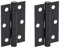 HANDLEZONE® Door Hinges 1 Pair 76mm / 3 inch Ball Bearing, with Screws - Black Matt