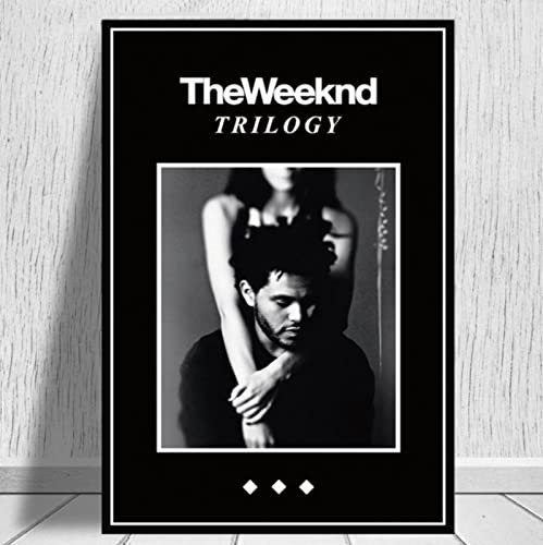 BOBSLA Poster The Weeknd Poster Musik Sänger Poster Wandkunst Bild Leinwand Gemälde Poster Und Drucke Wohnkultur 50X70Cm Kein Rahmen